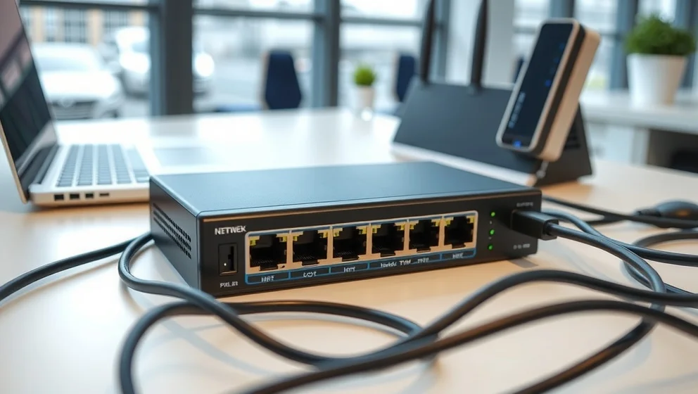 D-Link DGS-1100-08 växeln för små nätverk