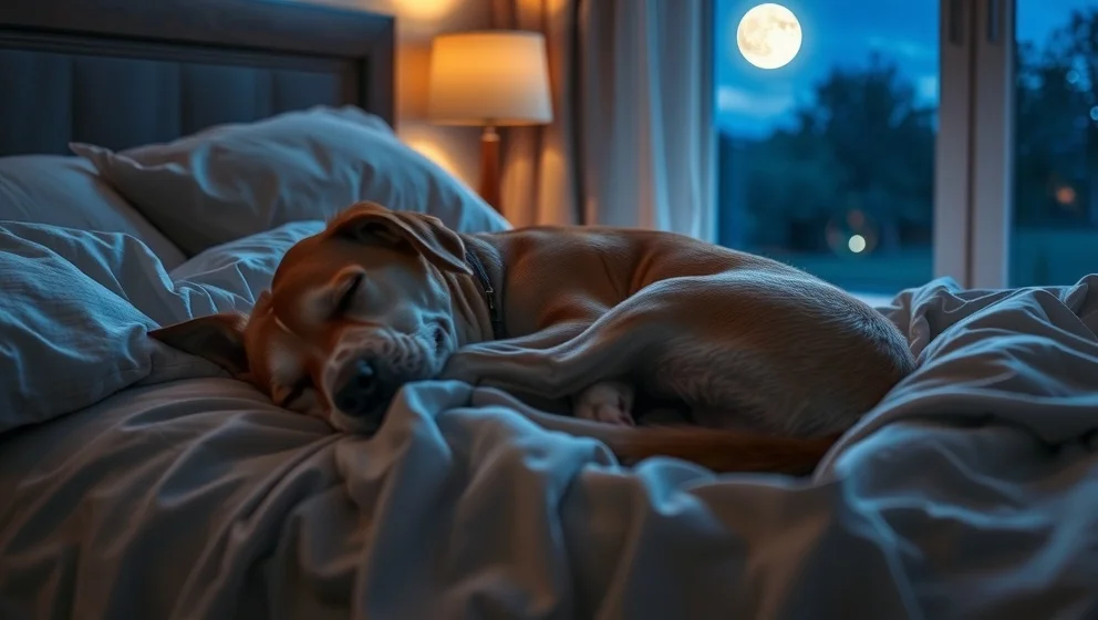 Hur länge sover en hund på natten